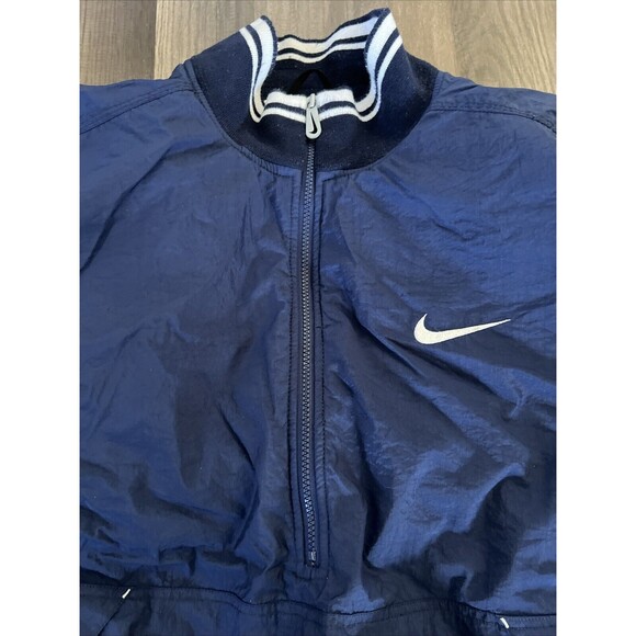 Vintage Nike Zip Up Puffer Coat Blue Men’s Size XXL - Picture 4 of 12